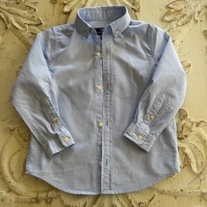 Vineyard Vines Blue Button Up Shirt - Size 4T